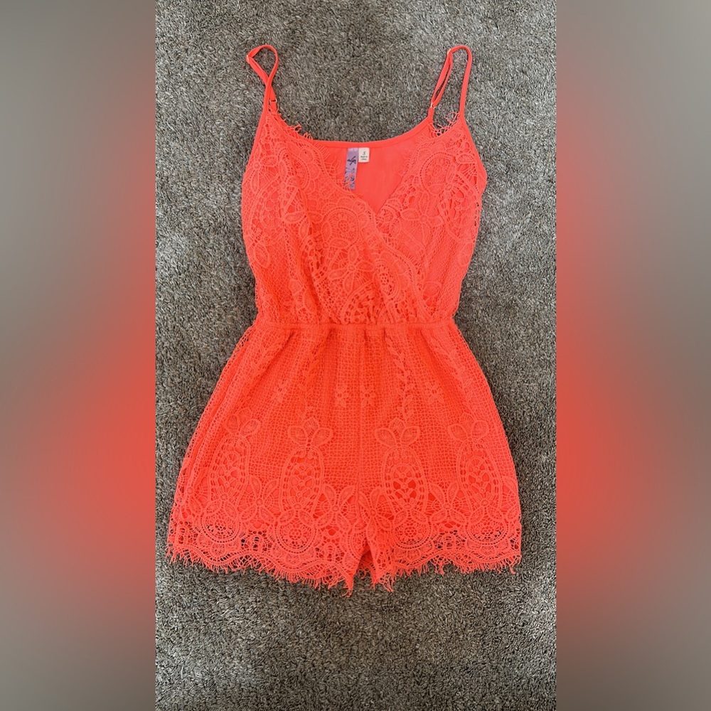 Orange romper
